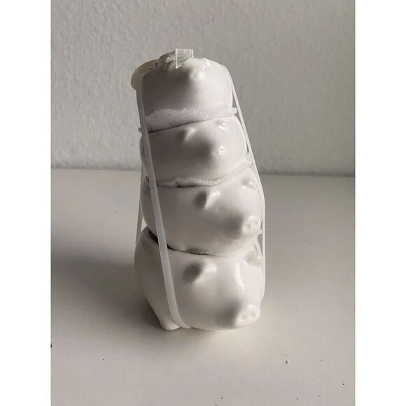 Rae Dunn Pig Piggies Ceramic Measuring Cups NEW - Picture 5 of 6